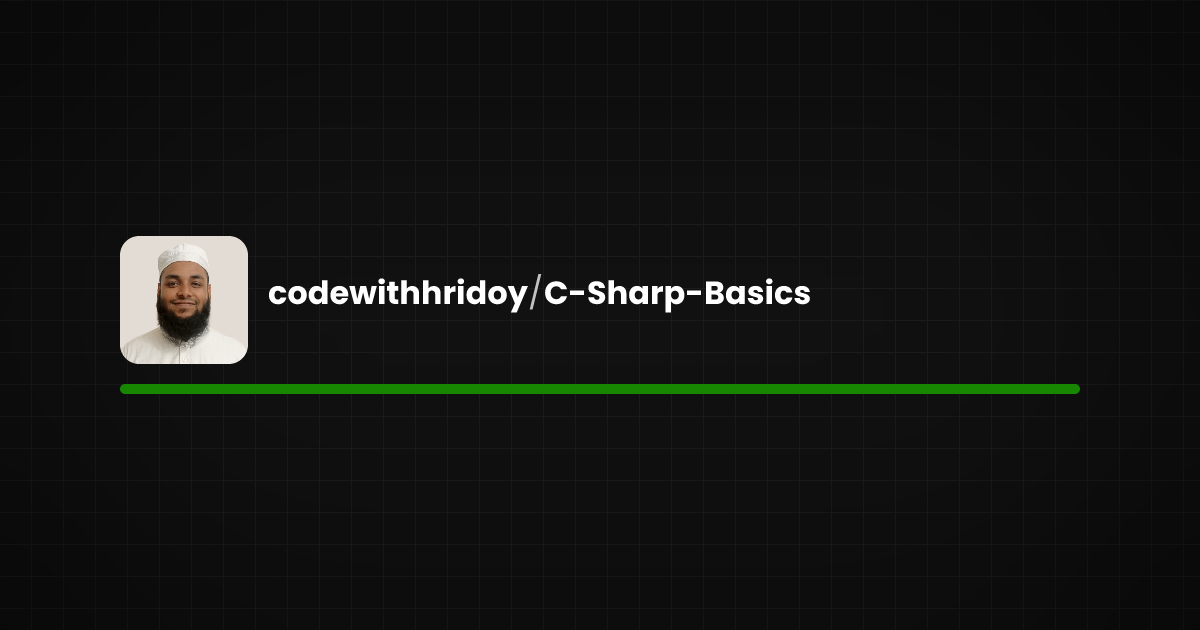 Preview of C-Sharp-Basics