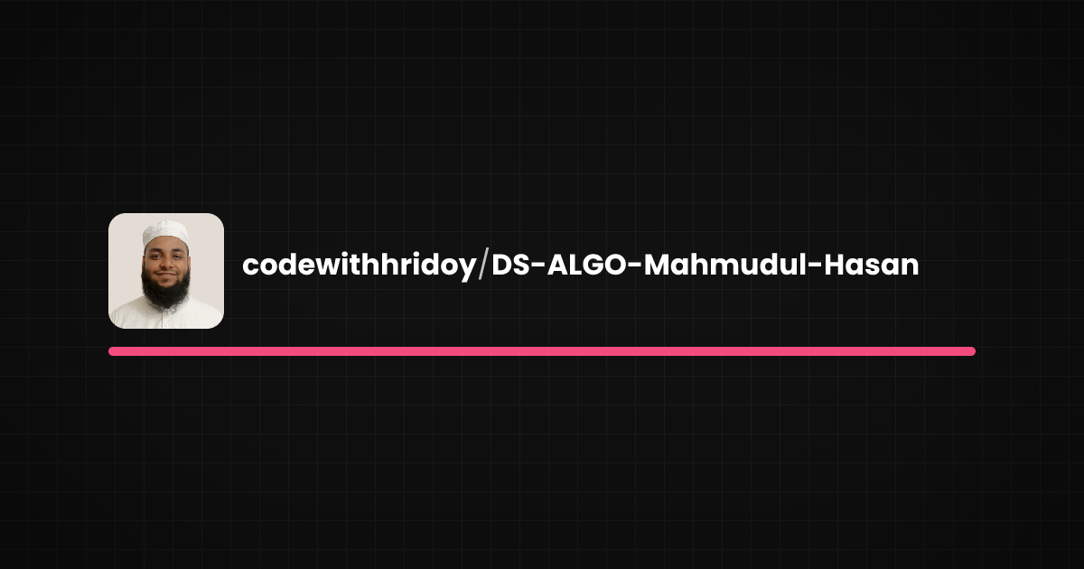 Preview of DS-ALGO-Mahmudul-Hasan
