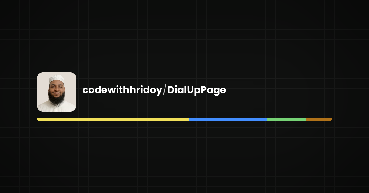 Preview of DialUpPage