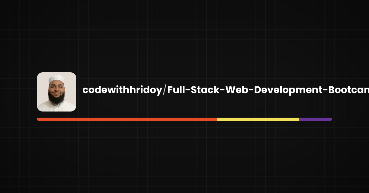 Preview of Full-Stack-Web-Development-Bootcamp