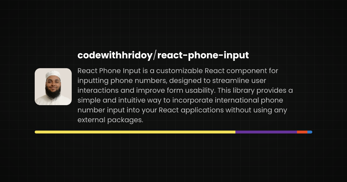 Preview of react-phone-input