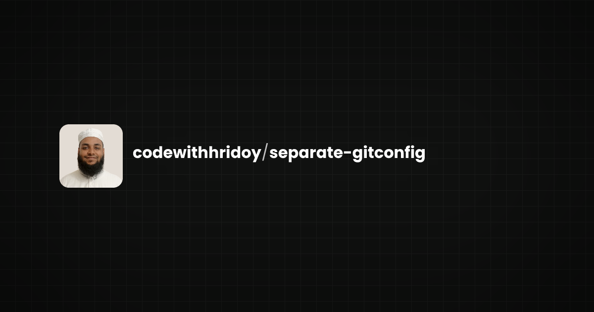 Preview of separate-gitconfig